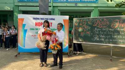 TRƯỜNG THCS PHÚ CƯỜNG TỔ CHỨC LỄ TỔNG KẾT NĂM HỌC 2024 – 2025