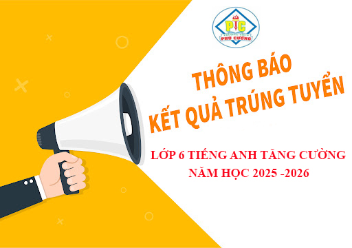 DANH SÁCH TRÚNG TUYỂN LỚP 6 TIẾNG ANH TĂNG CƯỜNG - NĂM HỌC 2024 -2025