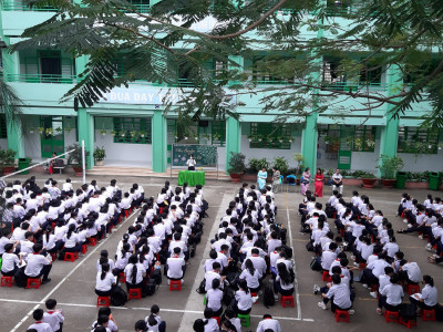 LIÊN ĐỘI TRƯỜNG THCS PHÚ CƯỜNG TỔ CHỨC  THỰC HIỆN MÔ HÌNH “CHÚNG EM KỂ CHUYỆN BÁC HỒ” NĂM HỌC 2022 - 2023