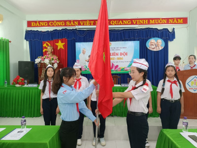 LIÊN ĐỘI TRƯỜNG THCS PHÚ CƯỜNG  TỔ CHỨC ĐẠI HỘI LIÊN ĐỘI NHIỆM KỲ 2023 -2024