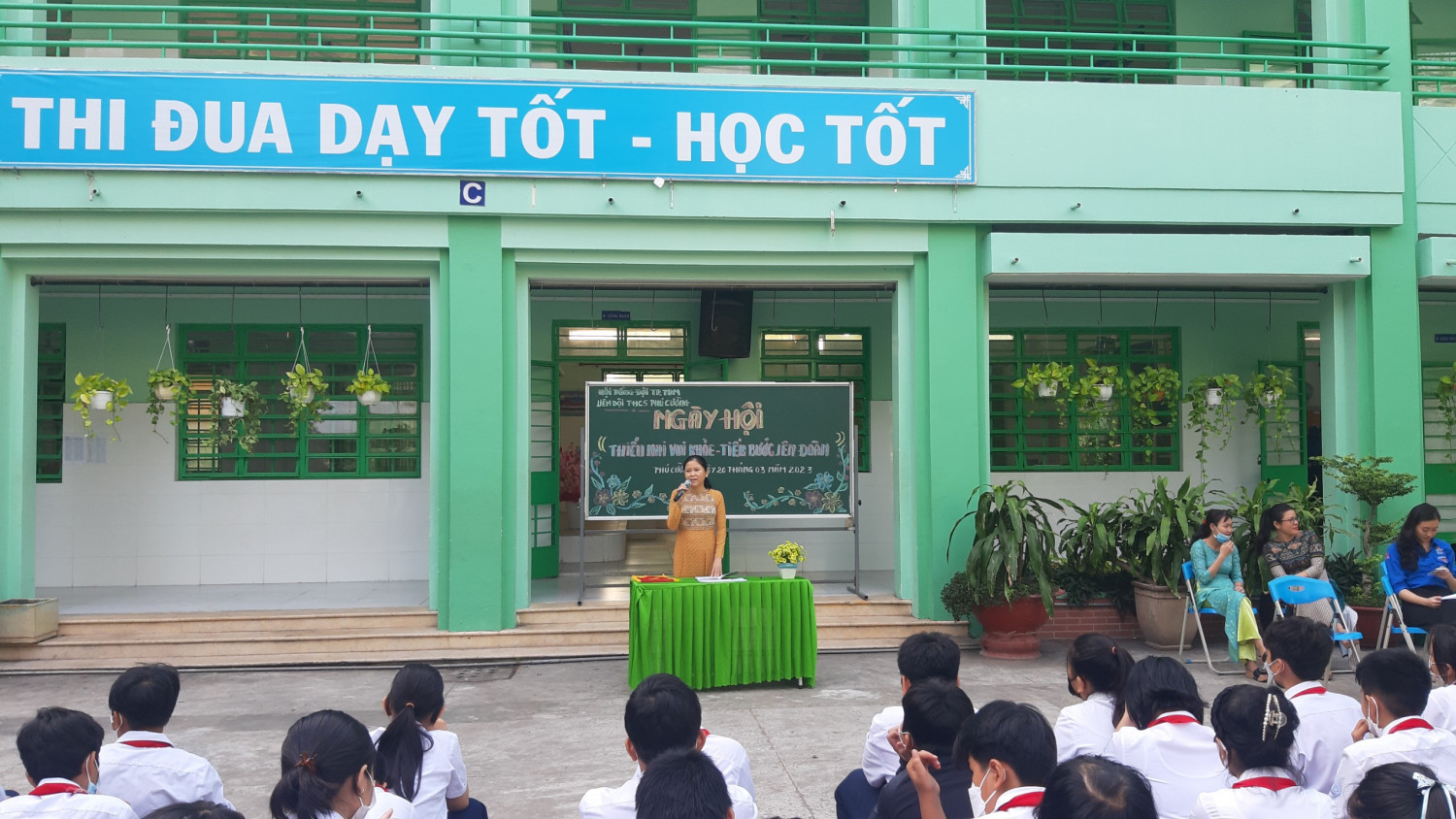 LIÊN ĐỘI TRƯỜNG THCS PHÚ CƯỜNG TỔ CHỨC  NGÀY HỘI “THIẾU NHI VUI KHỎE – TIẾN BƯỚC LÊN ĐOÀN” NĂM HỌC 2022 - 2023