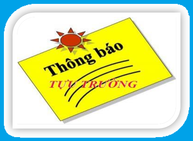 THÔNG BÁP LỊCH TẬP TRUNG HỌC SINH - NĂM HỌC 2023 -2024