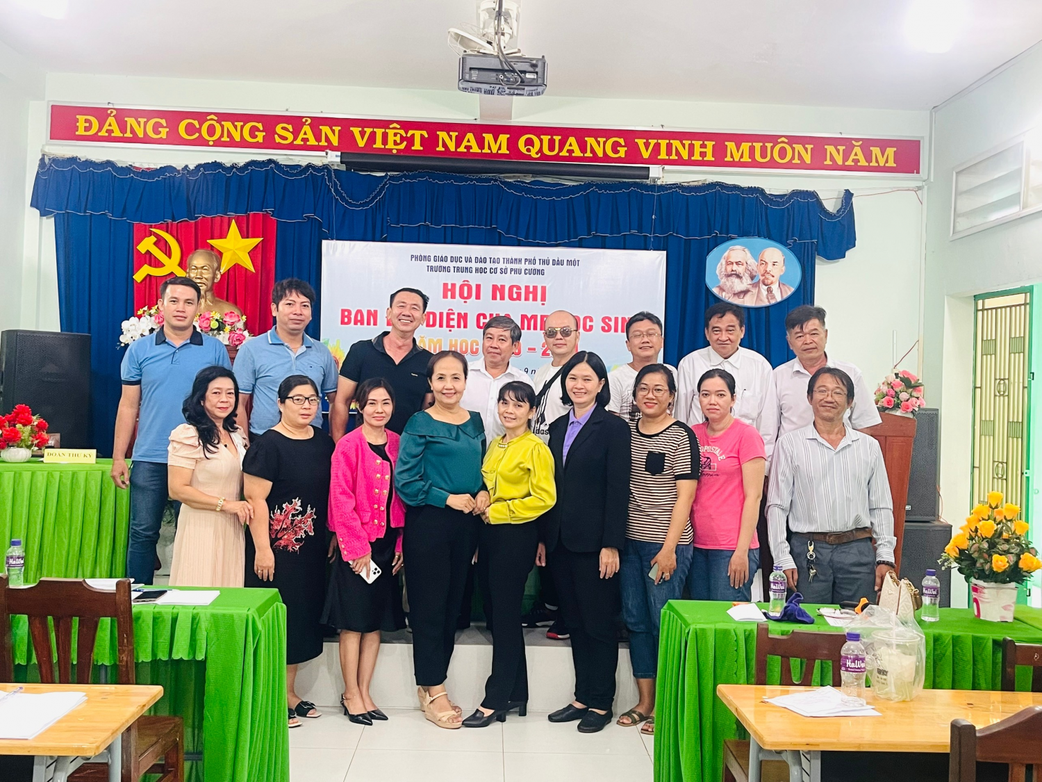 HỘI NGHỊ BAN ĐẠI DIỆN CHA MẸ HỌC SINH TRƯỜNG THCS PHÚ CƯỜNG  NĂM HỌC 2023 -2024