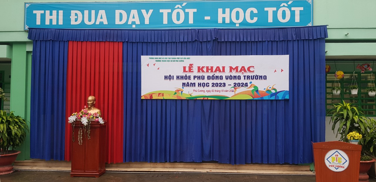 Hội khỏe Phù Đổng Trường THCS Phú Cường năm học 2023-2024