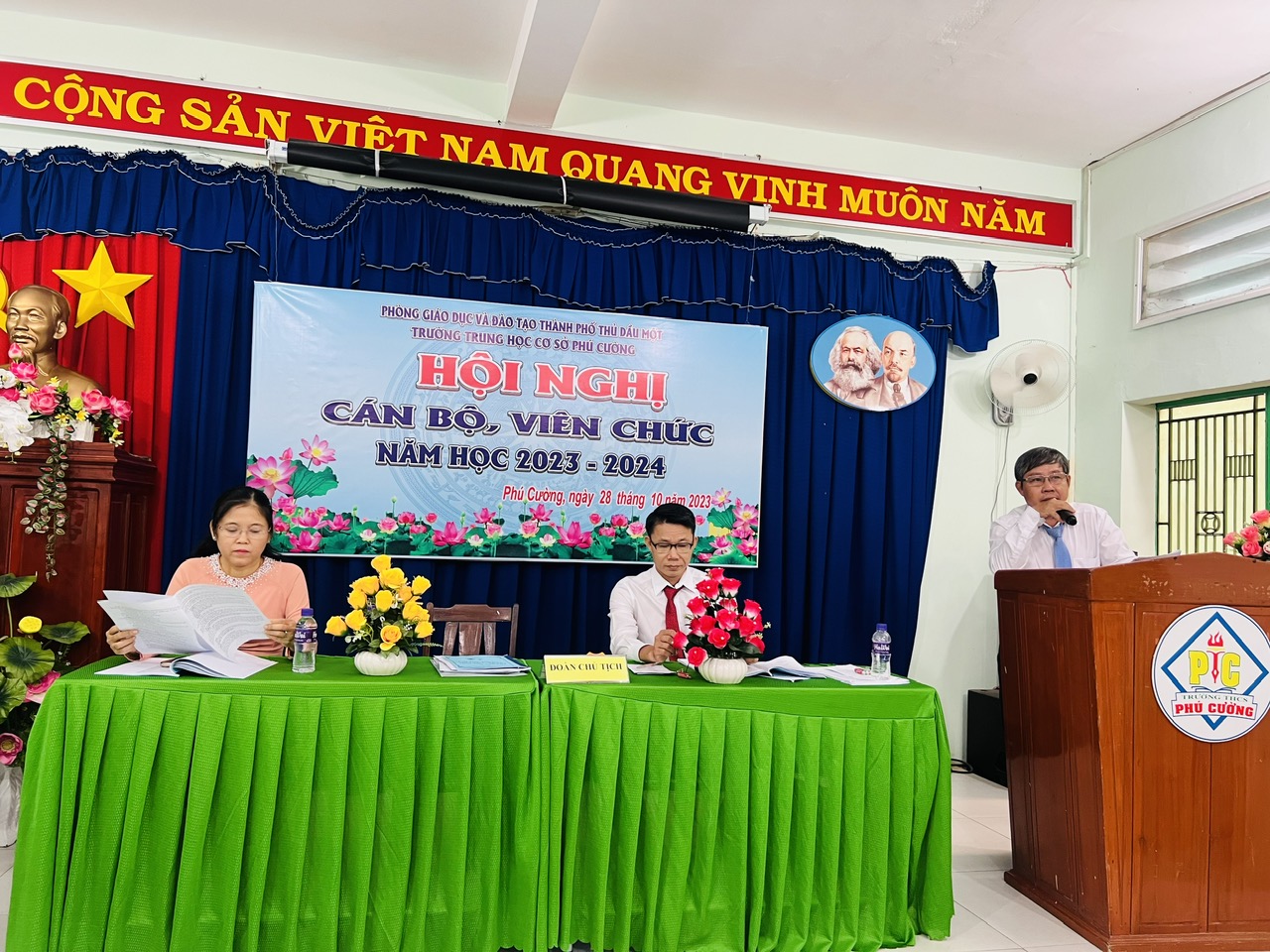 HỘI NGHỊ CÁN BỘ - VIÊN CHỨC NĂM HỌC 2023-2024