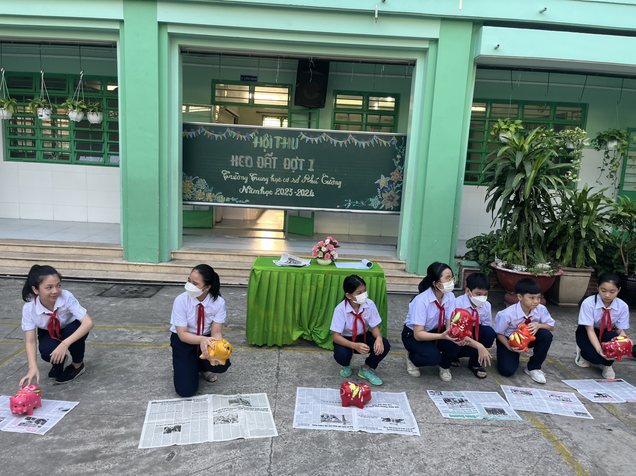 HỘI THU HEO ĐẤT ĐỢT 1 NĂM HỌC 2023-2024