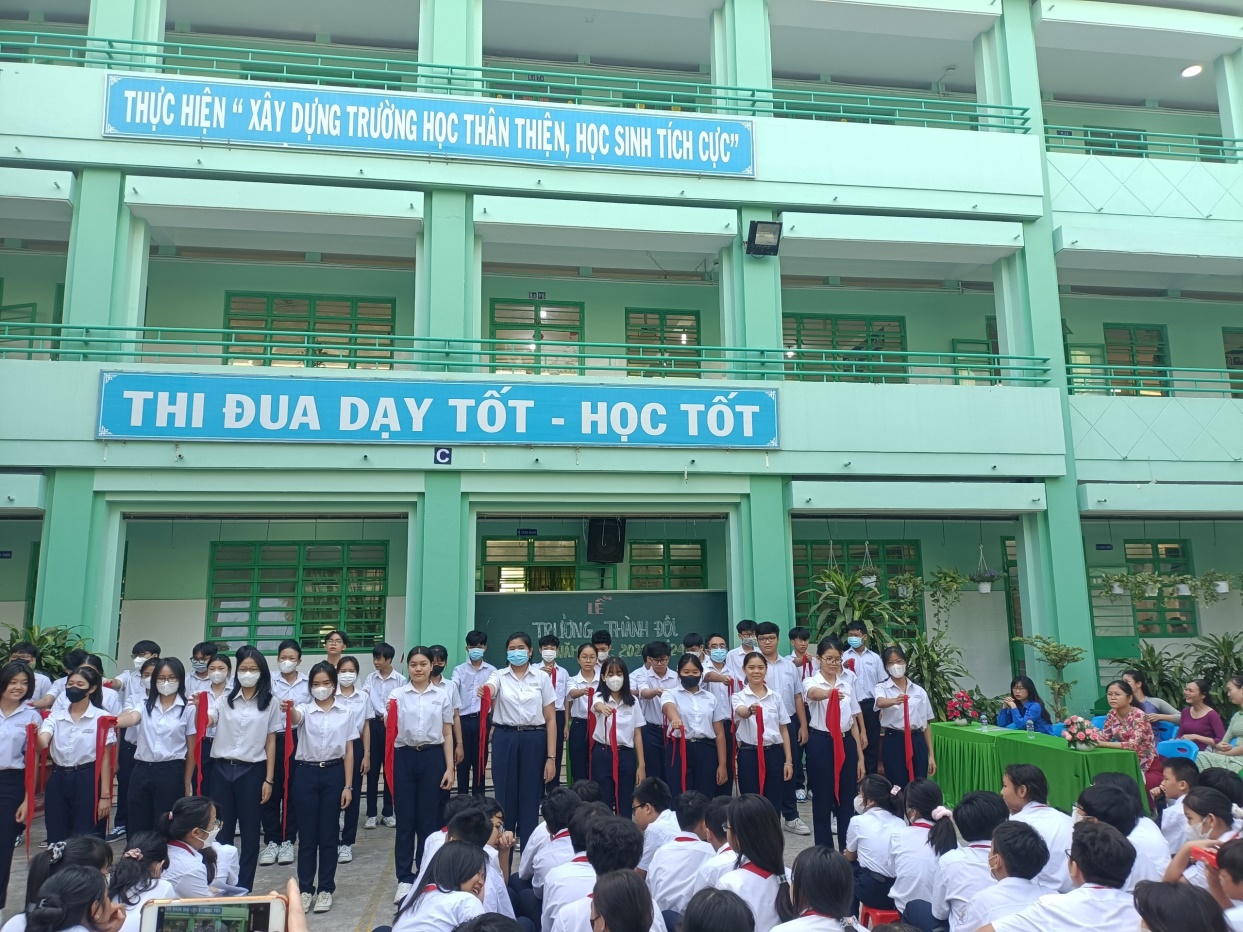 TRƯỞNG THÀNH ĐỘI CHO HỌC SINH KHỐI 9 - NĂM HỌC: 2023 -2024