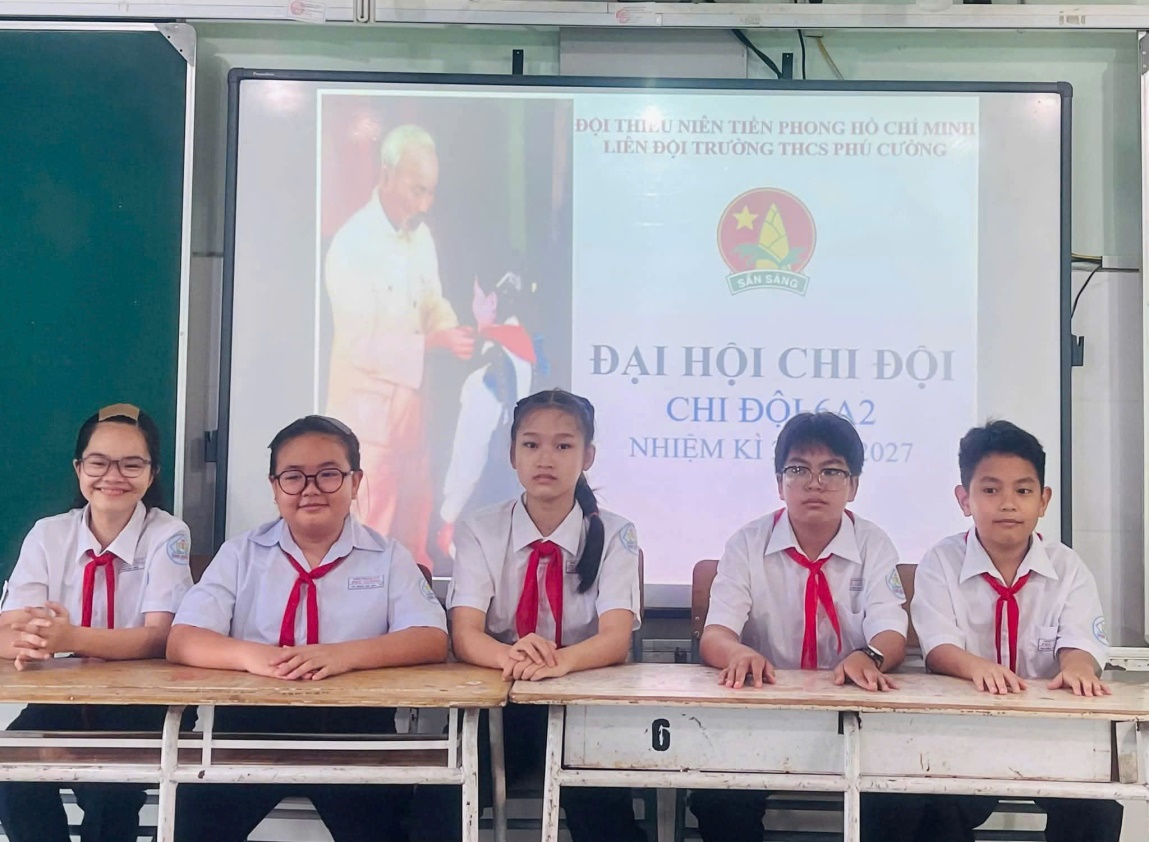 CÁC CHI ĐỘI TRƯỜNG THCS PHÚ CƯỜNG TỔ CHỨC THÀNH CÔNG ĐẠI HỘI CHI ĐỘI NHIỆM KỲ 2026 – 2027